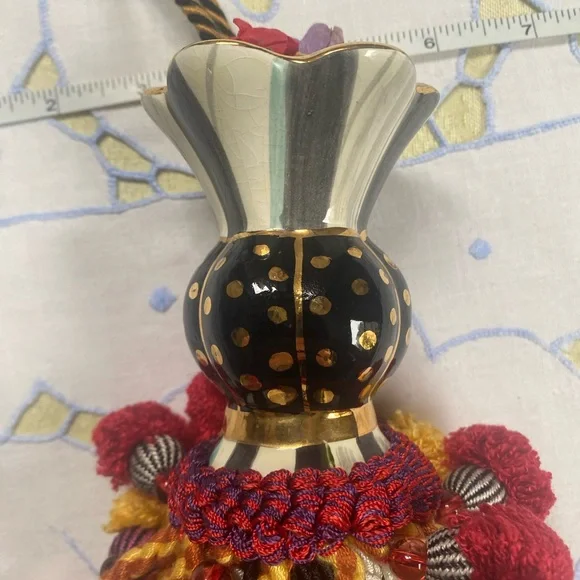 MacKenzie-Childs Colorful Tassel with Pom Poms